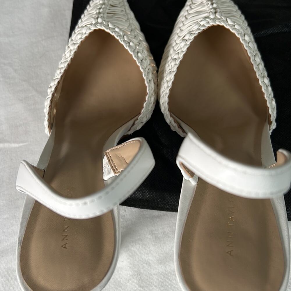 NEW  strap white Loft shoes size 9m - Picture 8 of 8